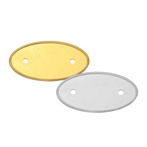 PVC Injected Oval Name Badges