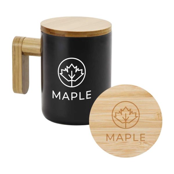 Branding Black Ceramic Coffee Mugs